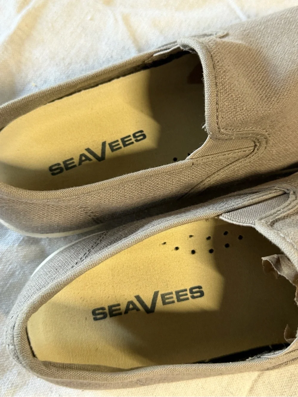 SeaVees Men's Baja Slip-On Canvas Slip On Shoes